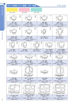 カタログページ Sanshin TABLEWARE FOR SCHOOL 2026-078