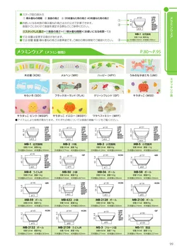 カタログページ Sanshin TABLEWARE FOR SCHOOL 2026-099