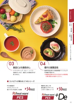 カタログページ Sanshin TABLEWARE FOOD SERVICE EQUIPMENT 2026-049