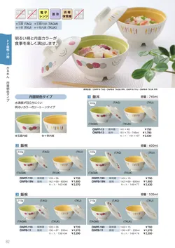 カタログページ Sanshin TABLEWARE FOOD SERVICE EQUIPMENT 2026-082