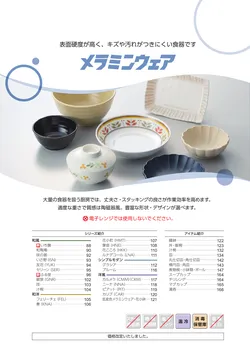 カタログページ Sanshin TABLEWARE FOOD SERVICE EQUIPMENT 2026-087