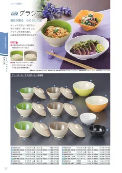 カタログページ Sanshin TABLEWARE FOOD SERVICE EQUIPMENT 2026-112