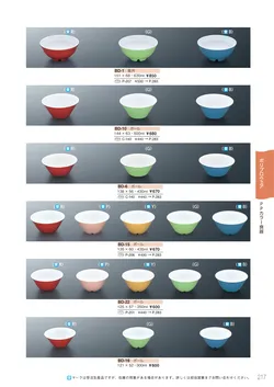 カタログページ Sanshin TABLEWARE FOOD SERVICE EQUIPMENT 2026-217