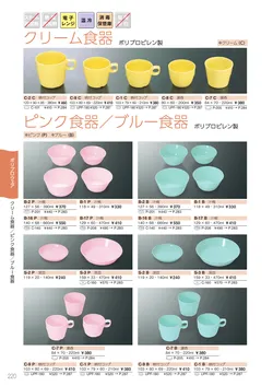 カタログページ Sanshin TABLEWARE FOOD SERVICE EQUIPMENT 2026-220