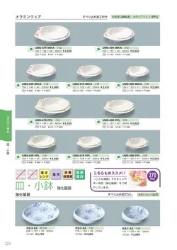 カタログページ Sanshin TABLEWARE FOOD SERVICE EQUIPMENT 2026-224