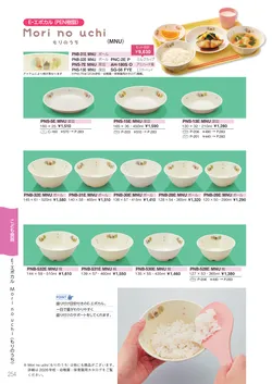 カタログページ Sanshin TABLEWARE FOOD SERVICE EQUIPMENT 2026-254